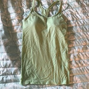 Lululemon creamy mint ebb to street tank